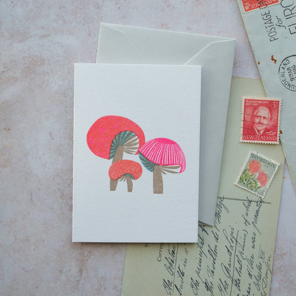 Mushroom & Fungi Mini Greeting Card
