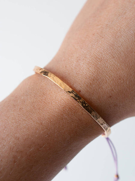 Gold Celeste Bangle Bracelet, Black