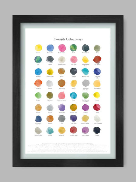 Cornish Colourways - Poster Print