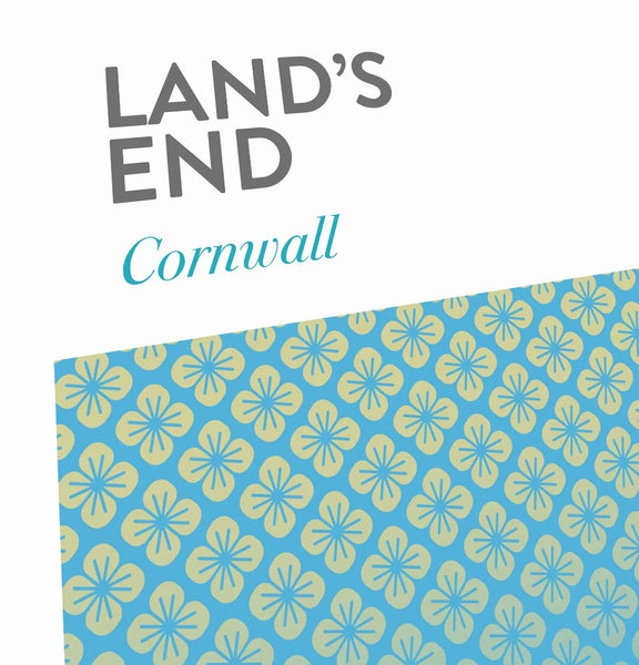 Land's End Coastal Abstract - Poster Print