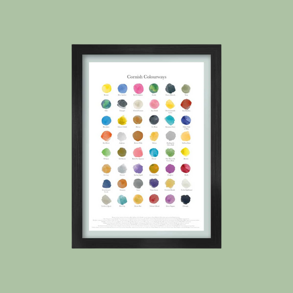 Cornish Colourways - Poster Print