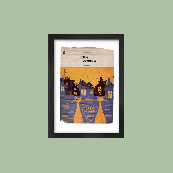 The Lovecats - The Cure Book Jacket Print