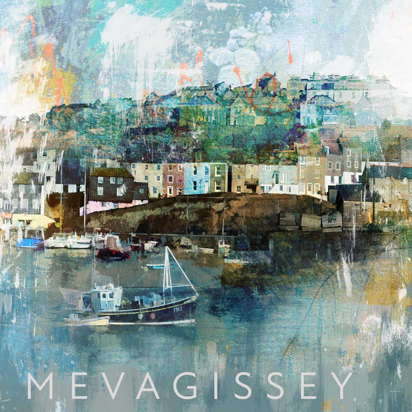 Mevagissey Harbour - Poster Print