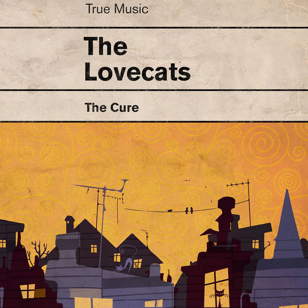 The Lovecats - The Cure Book Jacket Print