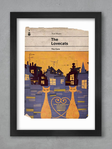 The Lovecats - The Cure Book Jacket Print