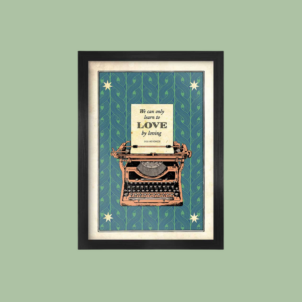 Iris Murdoch Literary Quote - Poster Print
