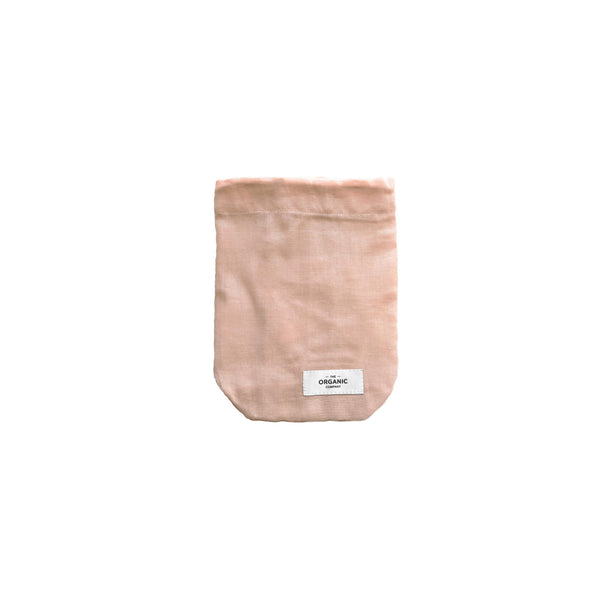 photo shows small all purpose bag in rose pink