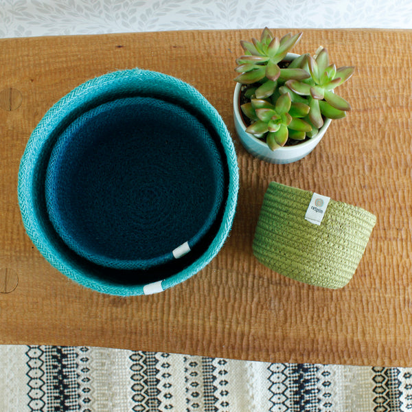 Jute Bowl and Basket Sets
