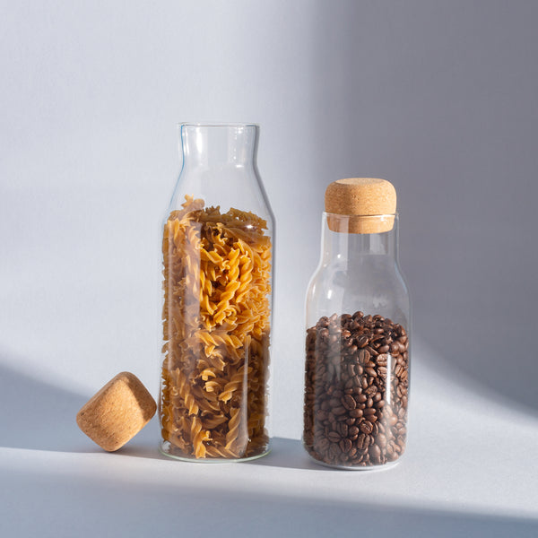 Jar with Cork Ball lid
