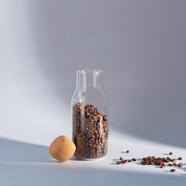 Jar with Cork Ball lid