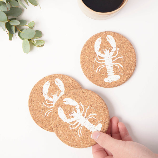Cork Coasters | Lobster