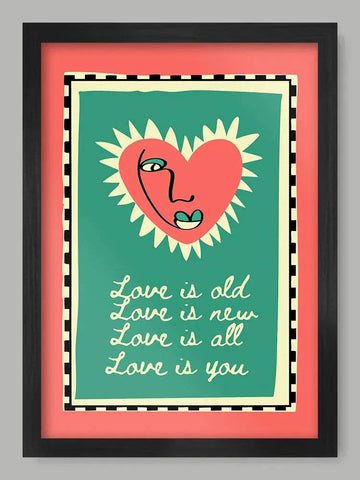 Love Is You - Music Poster print