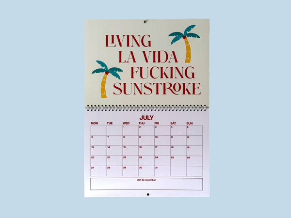 The Profanity Calendar 2026 - The Ultimate Swearing Calendar