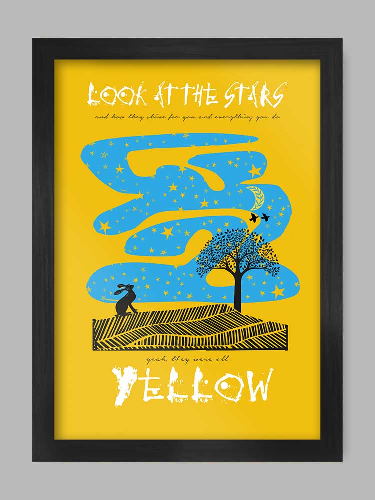 Yellow - Music Poster Print