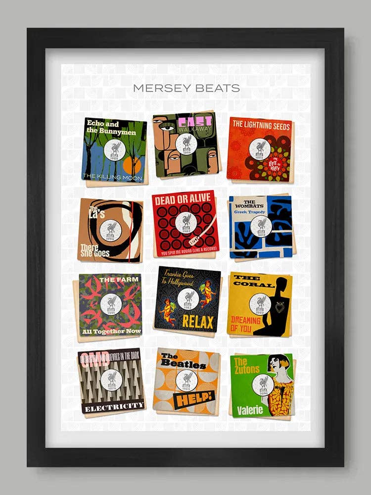 Mersey Beats - Music Print