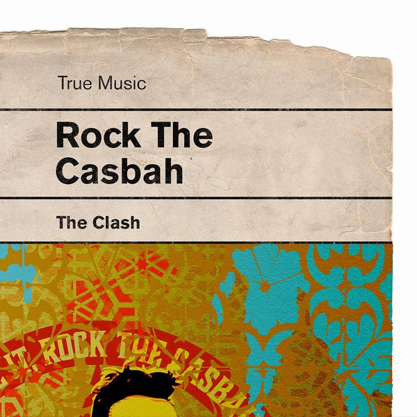 Rock The Casbah - The Clash Book Jacket Print.