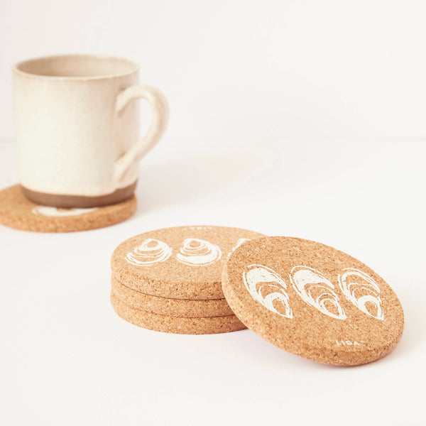 Cork Coasters | Oyster