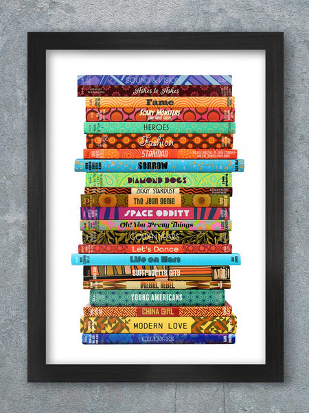 Bowie by the book - Music Poster
