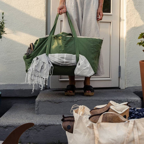 Organic Tote LARGE - Green