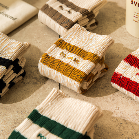 Unisex Vintage Stripes - Classic Striped Socks for Everyone