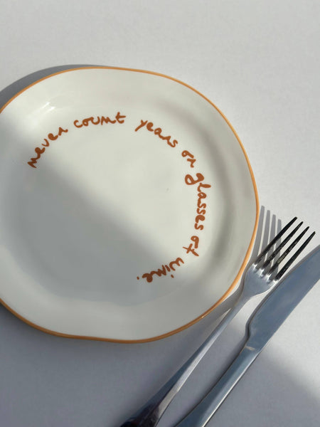 Statement Plate - Quirky statements to impress your guests!