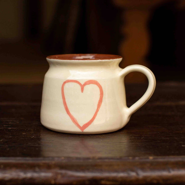 Red Heart Mug