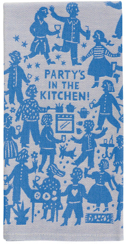 Party In The Kitchen Dish Towel