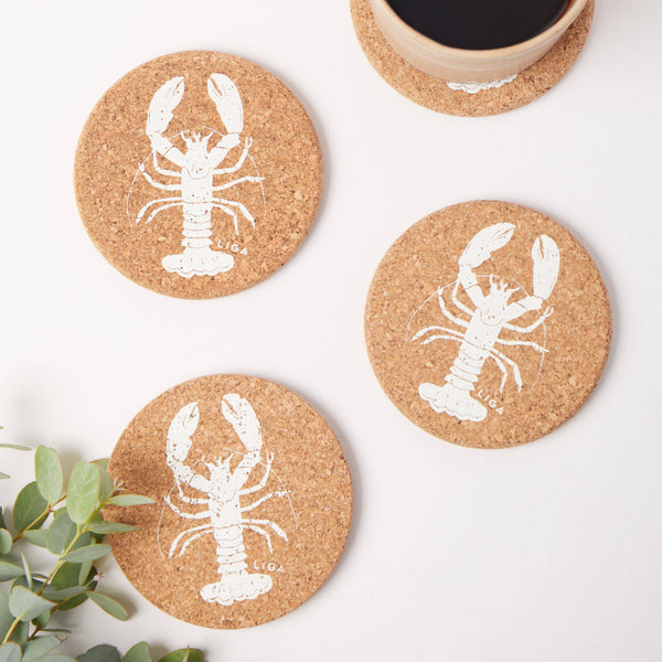 Cork Coasters | Lobster