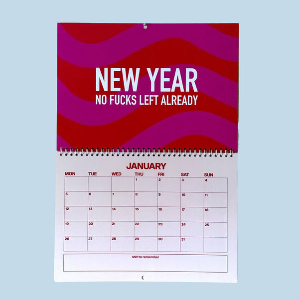 The Profanity Calendar 2026 - The Ultimate Swearing Calendar