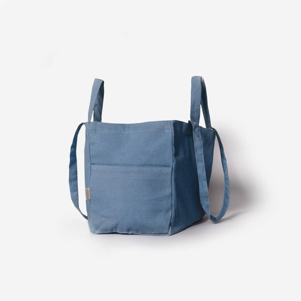 Organic Tote LOW - Blue