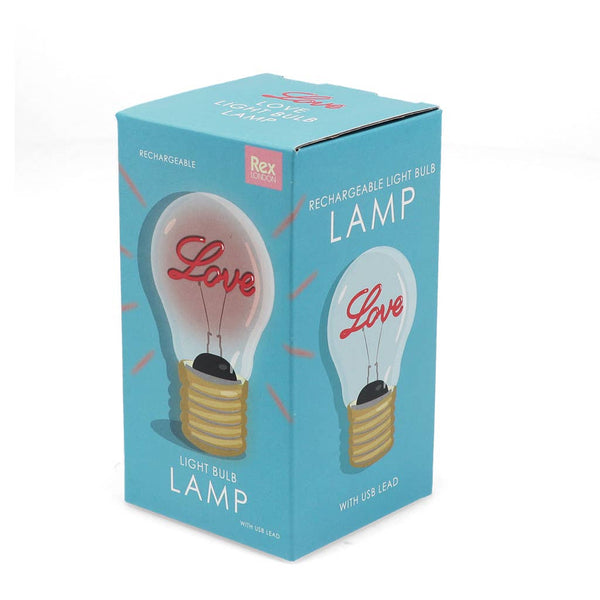 USB rechargeable light bulb lamp - Love