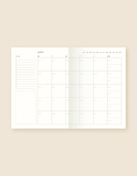Smyrna Daily Planner \ Lay-Flat Notebook