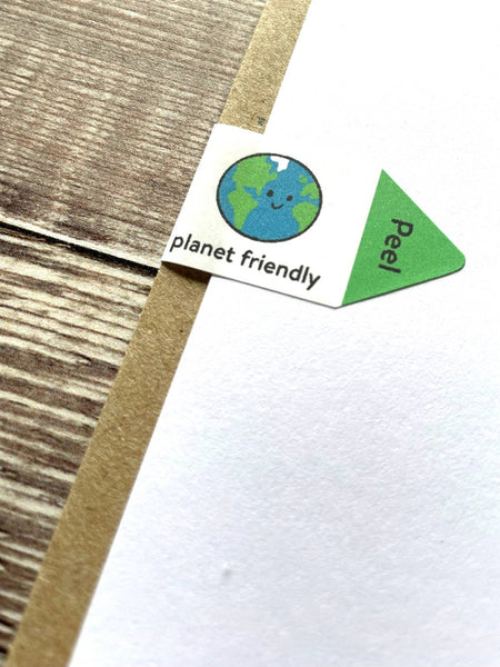 Threads - blank greetings card