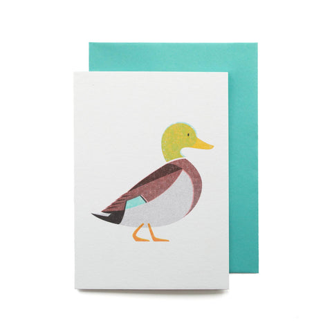 Mallard Duck Mini Greeting Card 