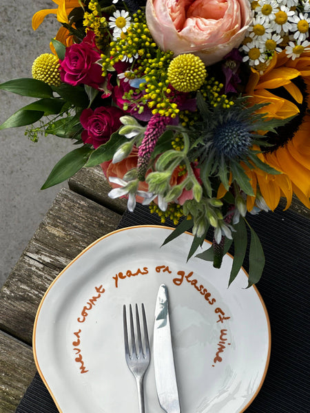 Statement Plate - Quirky statements to impress your guests!