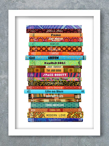 Bowie by the book - Music Poster