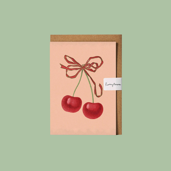 Greetings Card - Cherries