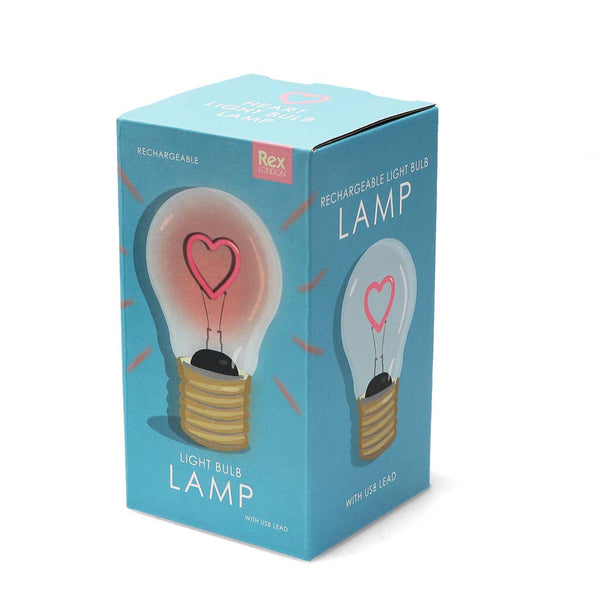 USB rechargeable light bulb lamp - Heart