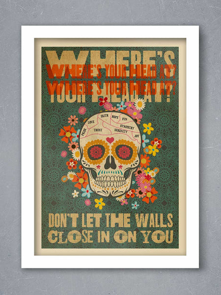 Where's Your Head At? - Music Poster Print