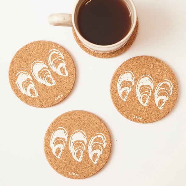 Cork Coasters | Oyster