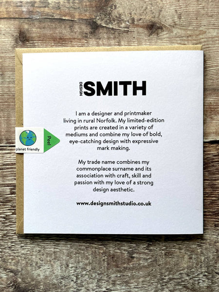 Beer Mats - blank greetings card