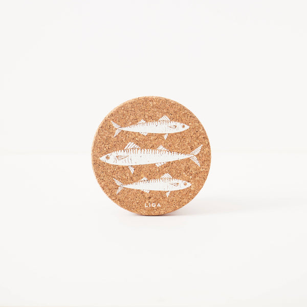 Cork Coasters | Mackerel