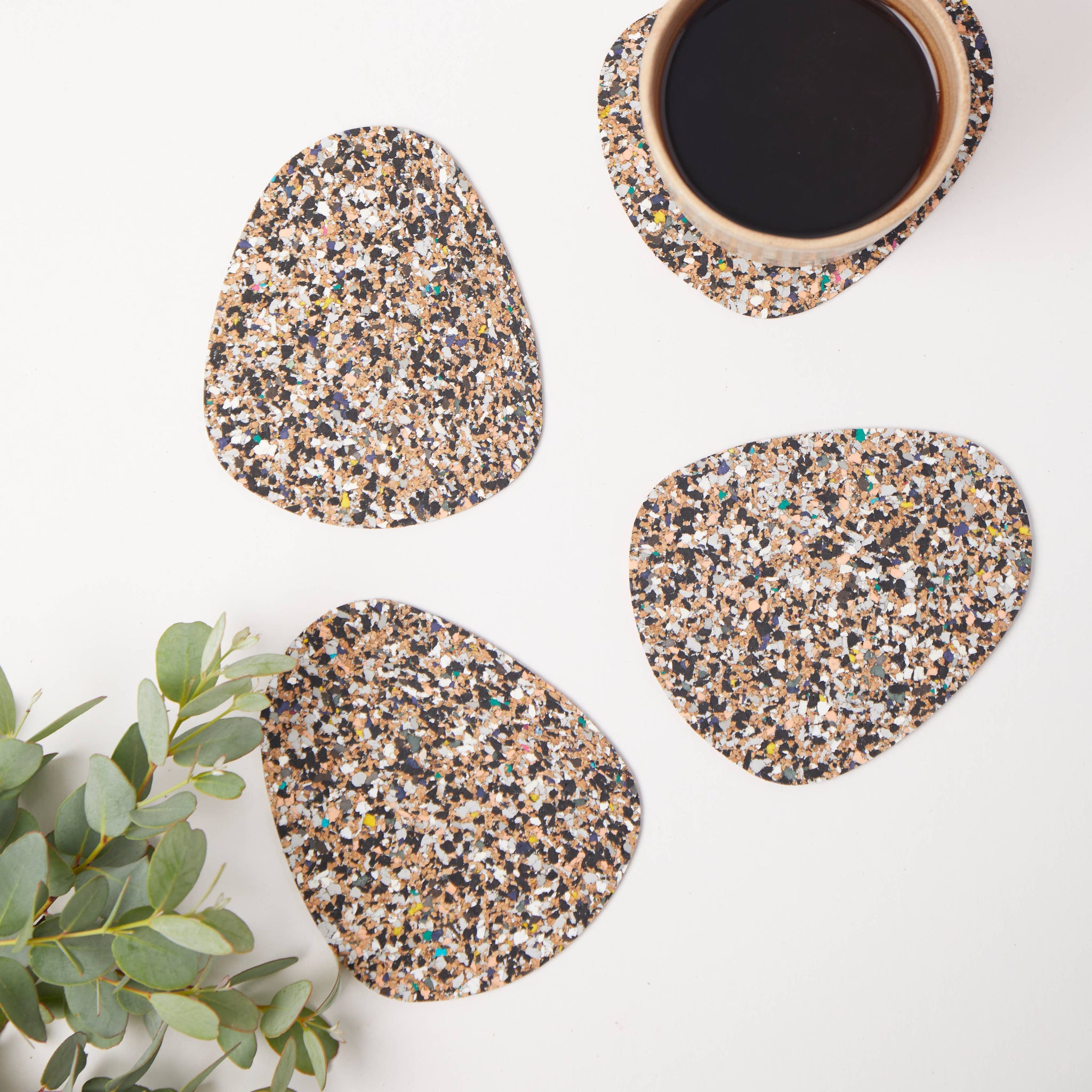 Beach Clean Pebble Coasters | Eco Sustainable Home & Gifts
