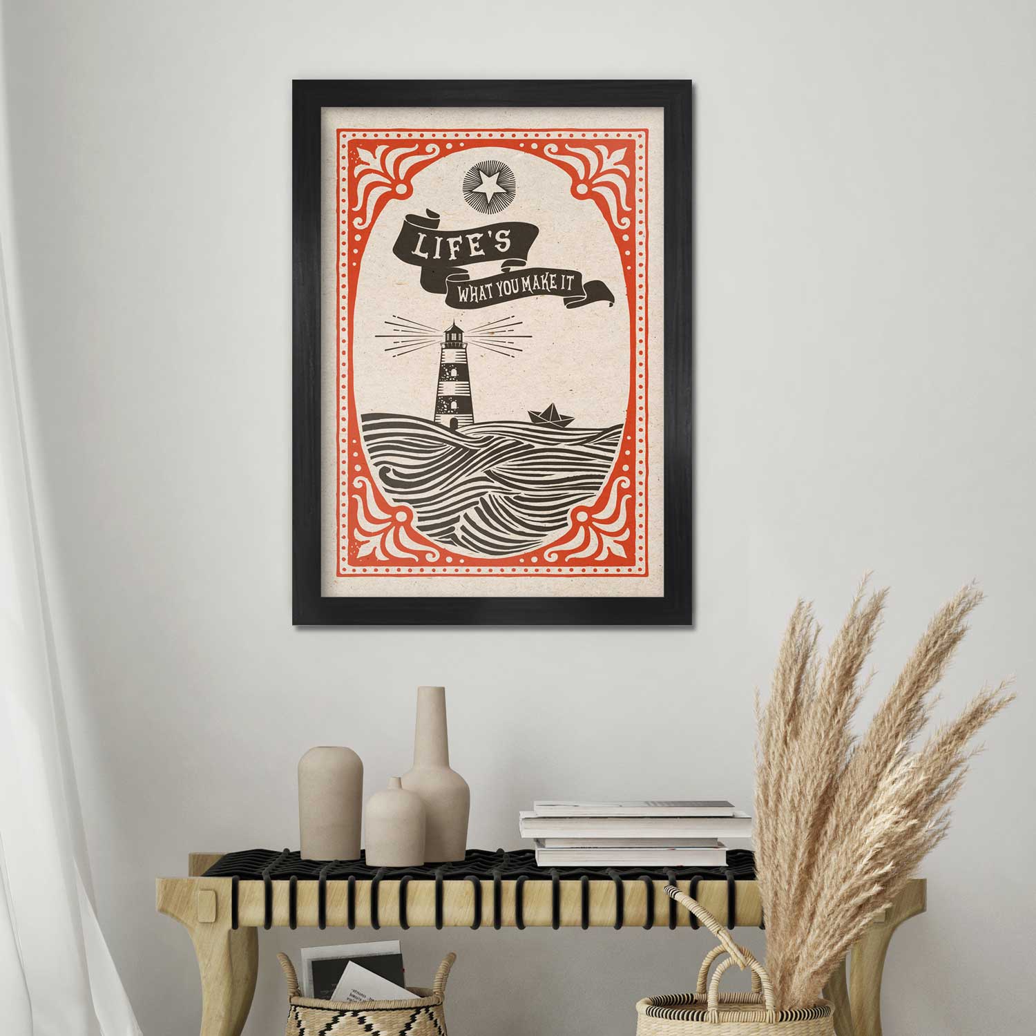Life's what you make it - Music Poster Print