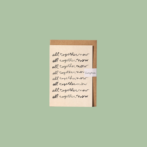 Greetings Card - All Together Now