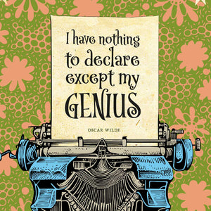 Oscar Wilde literary quote - Poster Print