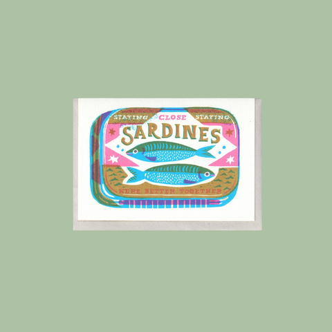 Sardines A6 Card