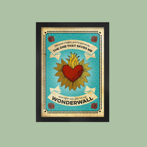 Wonderwall - Music Poster Print
