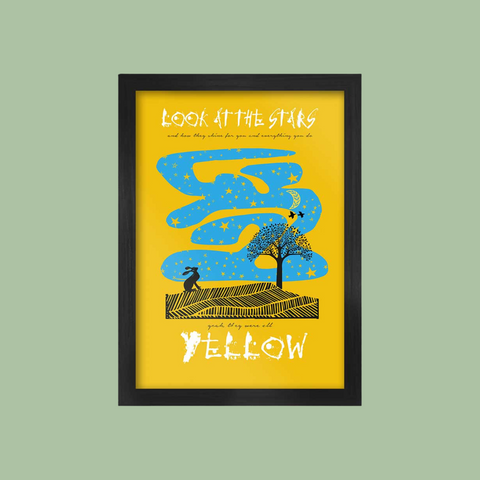 Yellow - Music Poster Print